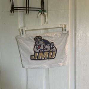 JMU White Tube Top